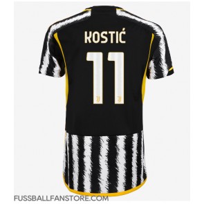 Juventus Filip Kostic #11 Replik Heimtrikot Damen 2023-24 Kurzarm